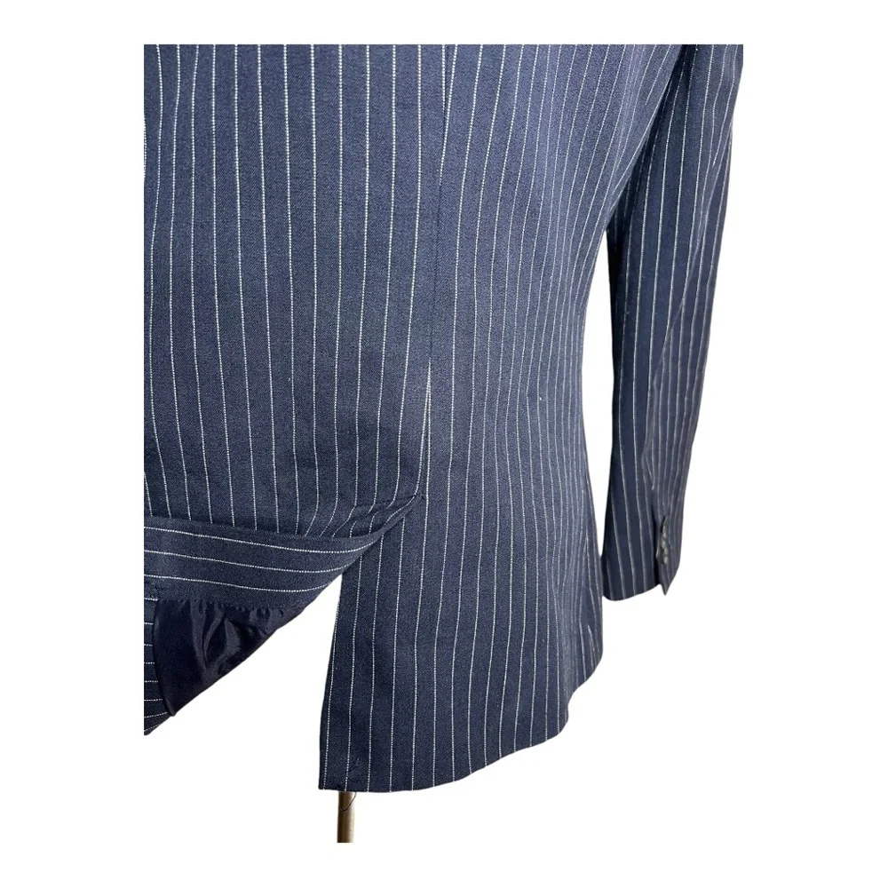 Banana Republic Pinstripe Blazer Jacket - Womens Size 8 - Picture 8 of 12